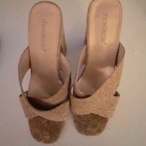 Cork block heel Sandals